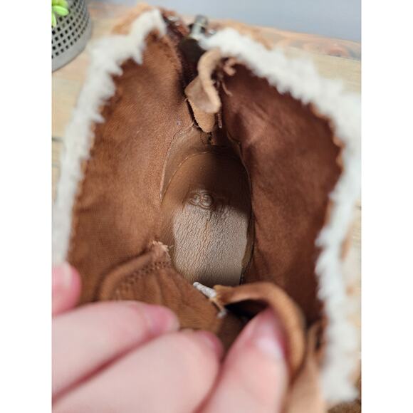 UGG Women's Nuray High Top Sneakers SIZE 7.5 Chestnut Suede Brown - Picture 8 of 9